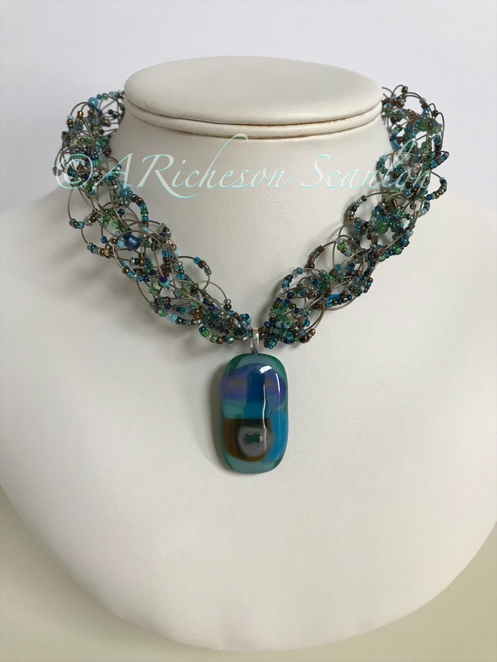  Dreaming in Cerulean Necklace